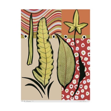 Kris Taylor 'Go Go Leaves I' Canvas Art,24x32